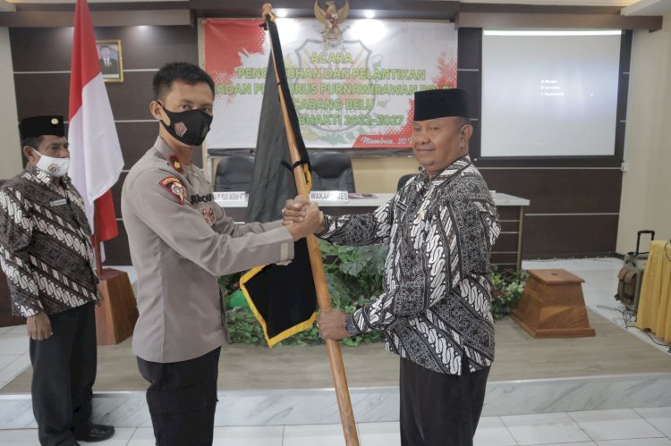 Wakili Kapolres Belu, Wakapolres Hadiri Pelantikan dan Pengukuhan Pengurus PP Polri Cabang Belu