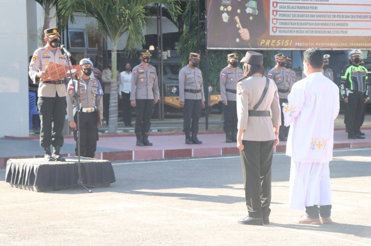 Dilantik Kapolres Belu, Ini Janji Kabag Ren Kepada Institusi dan Masyarakat