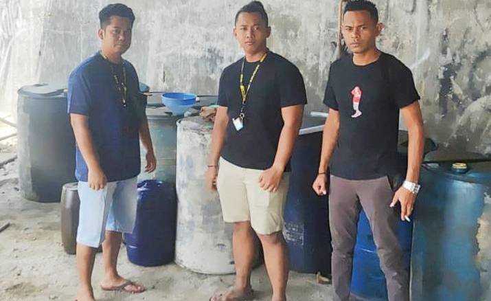 Gerebek Sebuah Gudang di Kuneru, Polres Belu Bongkar Penimbunan Ribuan Liter BBM Solar Bersubsidi