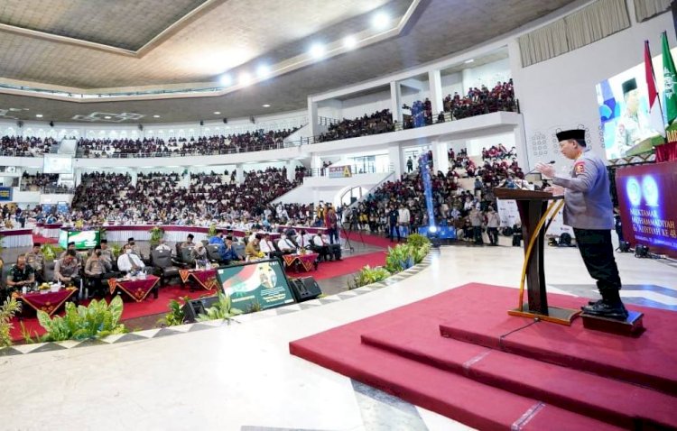 Kapolri Tekankan Pentingnya Jaga Persatuan-Kesatuan Bangsa Dihadapan Angkatan Muda Muhammadiyah