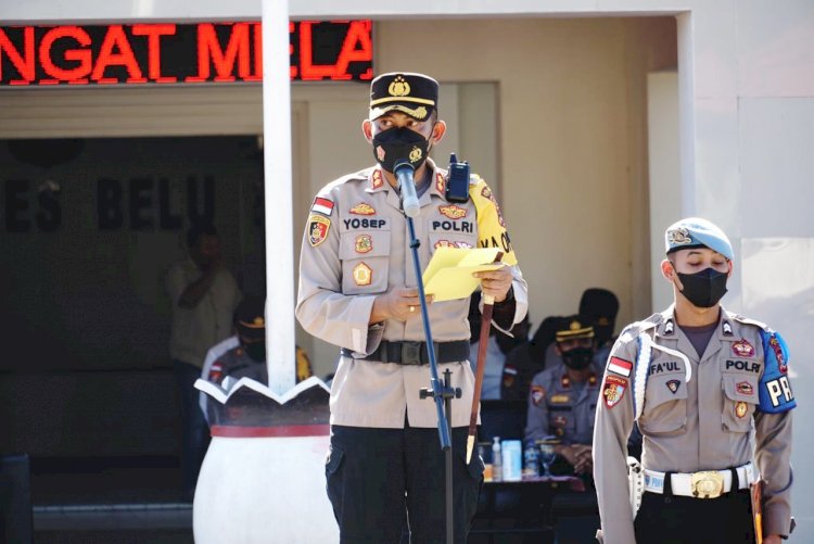 Pimpin Apel Gelar Pasukan, Kapolres Belu Beberkan Sasaran Operasi Zebra Turangga 2022