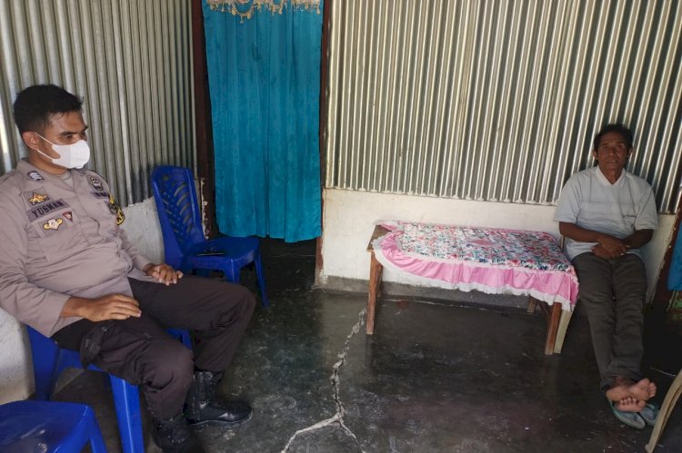 Waspada Pencurian, Imbau Brigpol Yusman kepada Warga Dusun Sisi Lamaknen Selatan