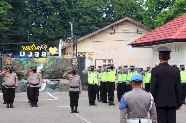 Dengan Semangat Bersatu Bangun Bangsa, Polres Belu Gelar Upacara Peringatan Sumpah Pemuda ke 94