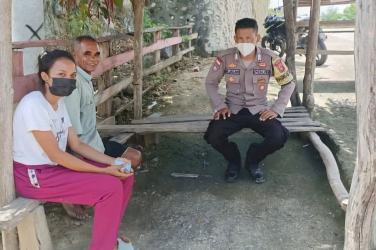 Jaga Kamtibmas dan Tetap Patuhi Prokes Setiap Beraktivitas, Pesan BRIPKA Dulah Jaelani Saat Sambang ke Warga Binaannya