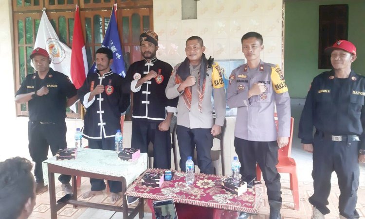 Bersama Wujudkan Situasi Aman dan Kondusif, Kapolres Belu Jalin Silaturahmi dengan Ketua Ikatan Kera Sakti cabang Belu