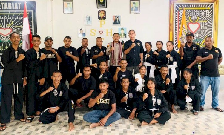 Setelah Kunjungi Ketua IKS, Kapolres Belu Jalin Silaturahmi dengan Ketua PSHT Bahas Situasi Kamtibmas