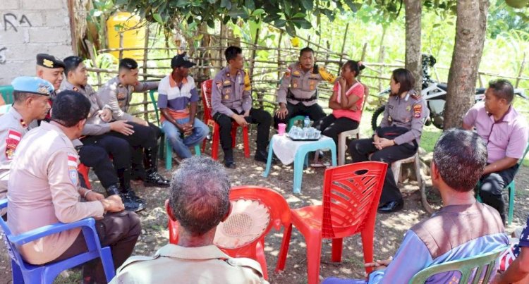 Gelar Baksos di Trans Fohomea, Kapolres Belu Sebar Nomor HP Minta Warga Aktif Laporkan Gangguan Kamtibmas