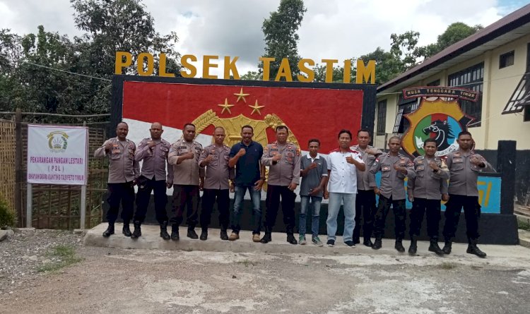 Pupuk Sinergitas Kemitraan di Tapal Batas, Polsek Tastim Gelar Coffee Morning Bersama Awak Media