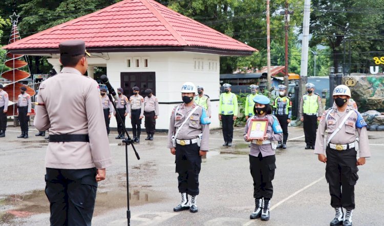 Satu Personelnya di Pecat dari Polri, Kapolres Belu Pimpin Langsung Upacara PTDH