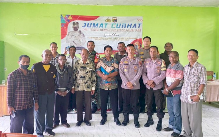 Jumat Curhat Bersama Warga Lidak, Wakapolres Belu Dapat Apresiasi dan Masukan dari Masyarakat Soal Kamtibmas