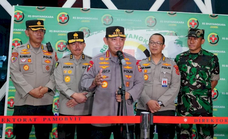 Kapolri Pastikan Kapolda Jambi dan Rombongan dalam Perawatan Maksimal RS Bhayangkara