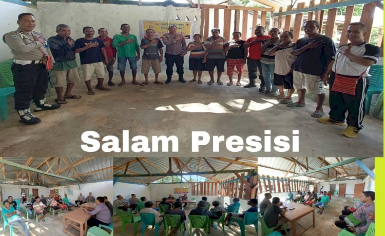 Warga Minta Tingkatkan Patroli, Ini Jawaban Kapolsek Tasifeto Timur Saat Dialog Bersama Warga di Desa Persiapan Manleten Barat