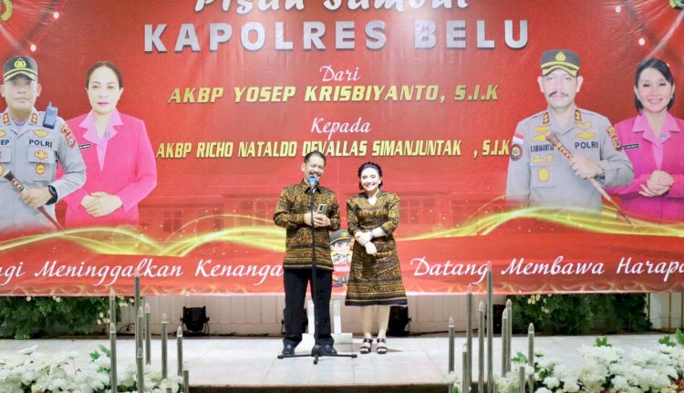 Jabat Kapolres Belu, AKBP Richo Simanjuntak Minta Dukungan Pemerintah, TNI dan Seluruh Stake Holder di Belu