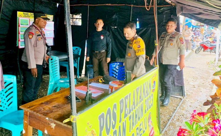 Operasi Ketupat Turangga 2023, Kapolres Belu Turun Pantau Pos Pelayanan dan Pos Pengamanan Lebaran