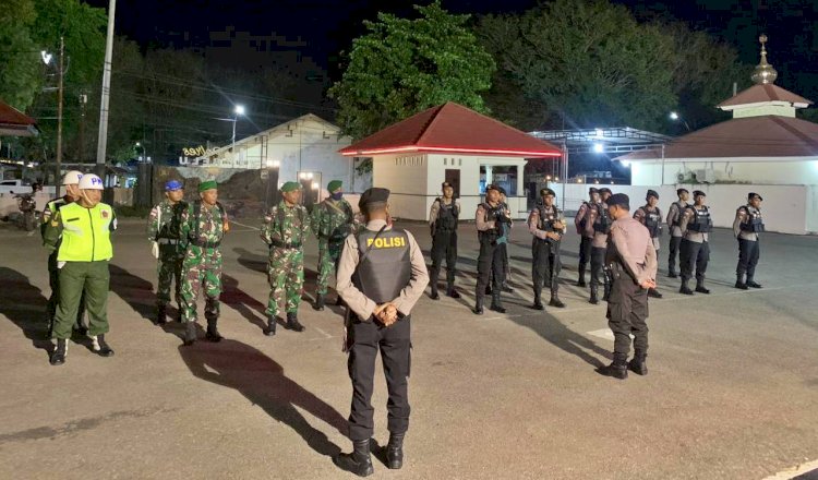 Ciptakan Iklim yang Sejuk Jelang KTT Asean ke-42, Polres Belu dan TNI Bersinergi Gelar Patroli Malam di Tempat-tempat Ini