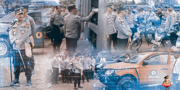 Gelar Apel Pengecekan, Kapolres Belu Pastikan Kendaraan Dinas Siap Digunakan dalam Pengamanan Pemilu 2024