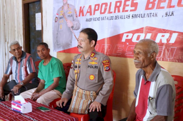 Dengar Curhat Warga Lewat Jumat Curhat, Kapolres Belu: Ingin Hidup Lebih Baik, Tumbuhkan Semangat dalam Bekerja