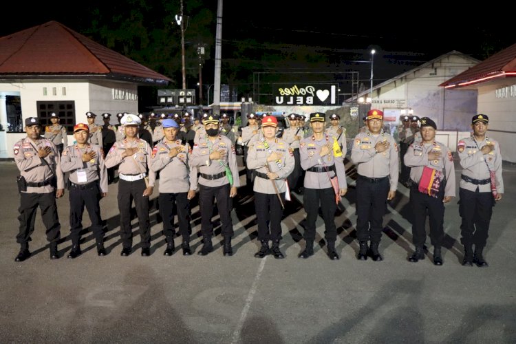 Didampingi Langsung Ka.SPN Polda NTT, 26 Siswa Diktukba Polri Gelombang 1 T.A. 2023 Laksanakan Latihan Kerja di Polres Belu