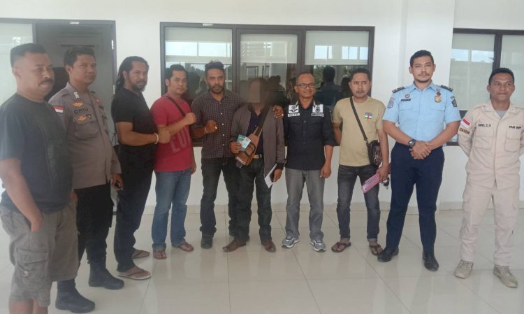 Hendak Meninggalkan Wilayah Indonesia, Satu Orang Terduga Pelaku Tindak Pidana Perdagangan Orang Dibekuk Aparat Polres Belu