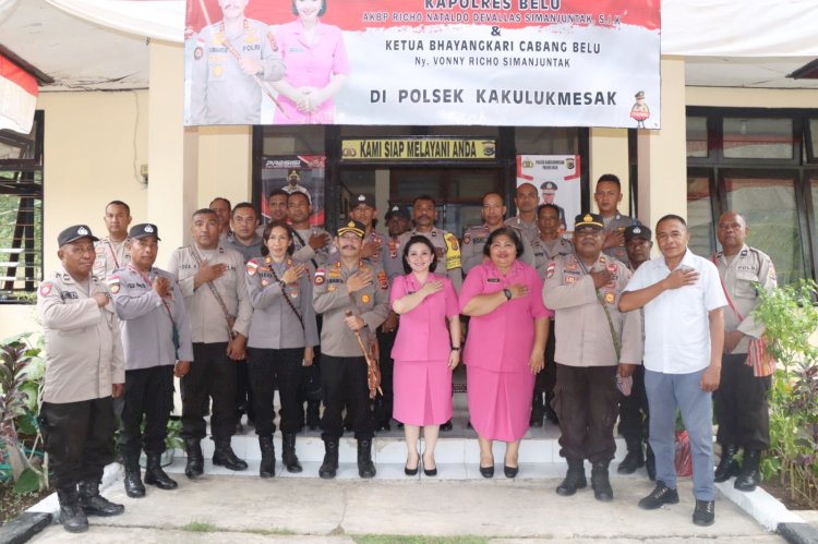 Kapolres Belu Pesan Anggota Polsek Kakuluk Mesak Jaga Kesehatan dan Jauhi Tindakan yang Menyakiti Hati Masyarakat