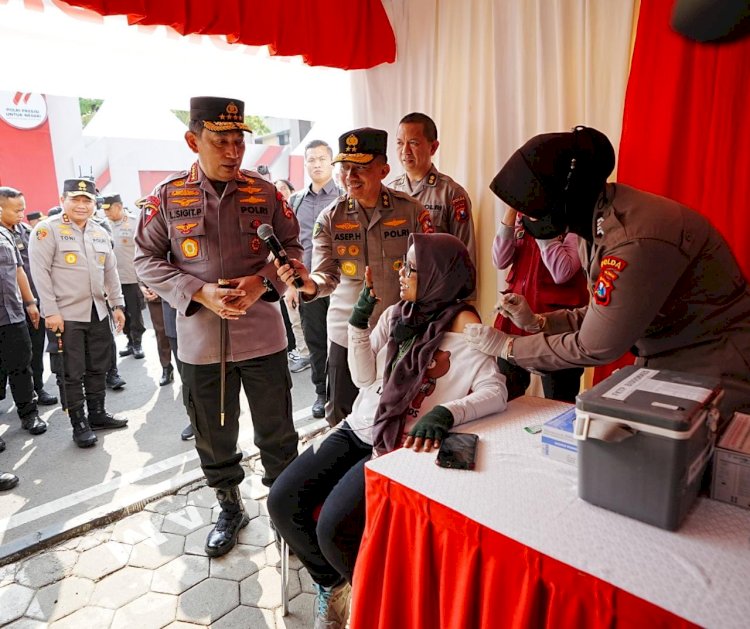 Gelar Baksos Kesehatan, Kapolri: Demi Keselamatan Masyarakat