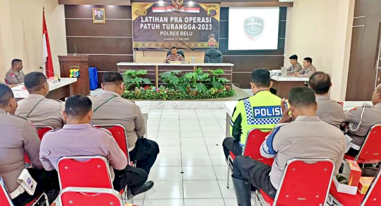 Disiplinkan Masyarakat dalam Berlalu Lintas, Polres Belu Segera Gelar Operasi Patuh Turangga 2023