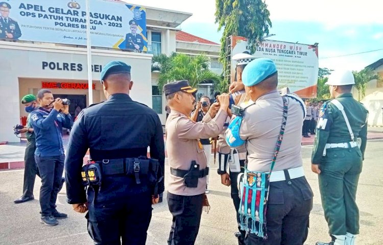 Tingkatkan Kepatuhan Masyarakat dalam Berlalu Lintas, Polres Belu Selama Dua Pekan Gelar Operasi Patuh Turangga 2023