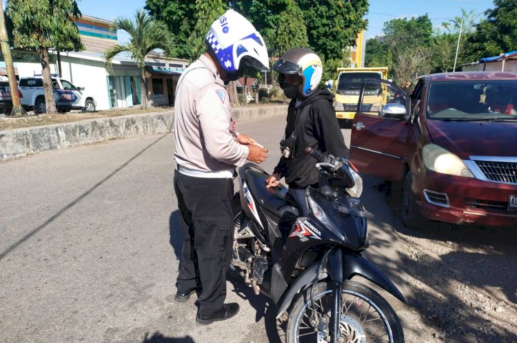 Hampir Sepekan Operasi Patuh 2023 Digelar, Kasat Lantas Polres Belu Sebut Pelanggaran Lalu Lintas Didominasi Kendaraan Roda Dua