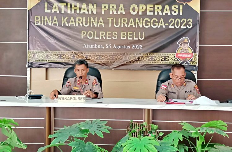 Cegah Kebakaran Hutan dan Lahan, Polres Belu Selama Dua Pekan Gelar Operasi Bina Karuna Turangga 2023