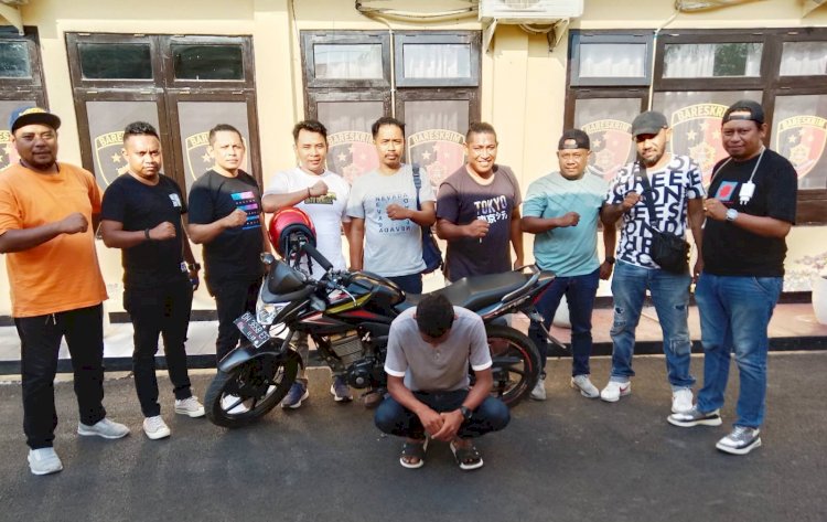 Hanya Butuh Sehari, Sat Reskrim Polres Belu Kolaborasi dengan Buser Polresta Kupang Kota Bekuk Pelaku Pencurian dan Penggelapan