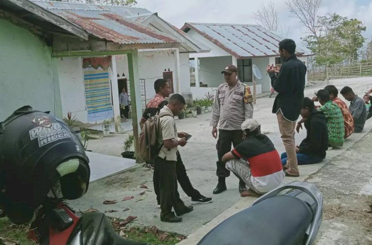 Sambut Pemilu 2024, Bhabinkamtibmas Polres Belu, AIPDA Eli Ajak Pemuda Nanaenoe Jaga Kamtibmas dan Jauhi Diri dari Berita Hoax