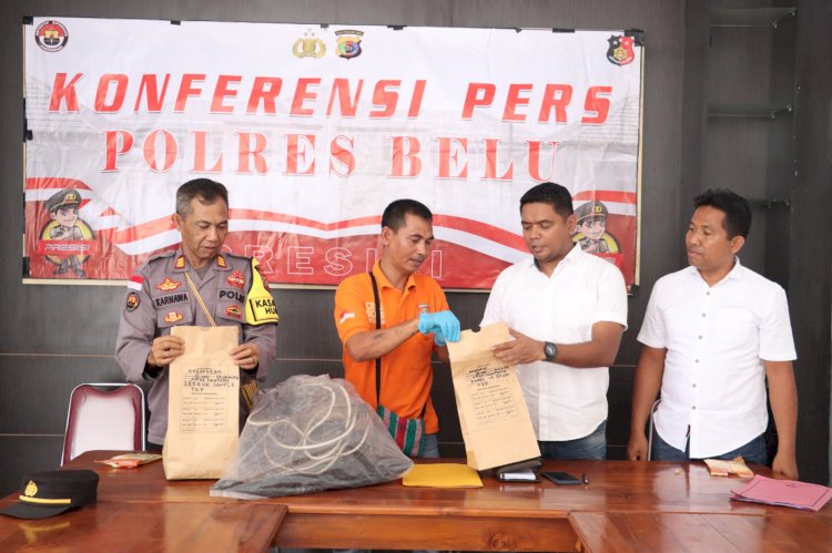 Gelar Konferensi Pers, Polres Belu Ungkap Fakta Hasil Olah TKP Kasus Kebakaran Rumah Jurnalis