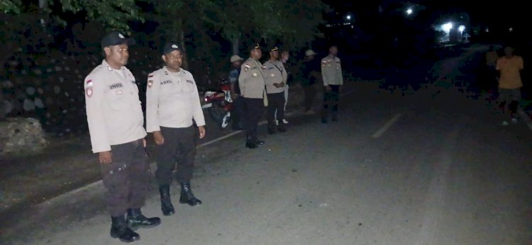 Dari Sore hingga Malam, Dua Polsek Jajaran Polres Belu Bersinergi Amankan Kampanye Caleg dari Partai Demokrat