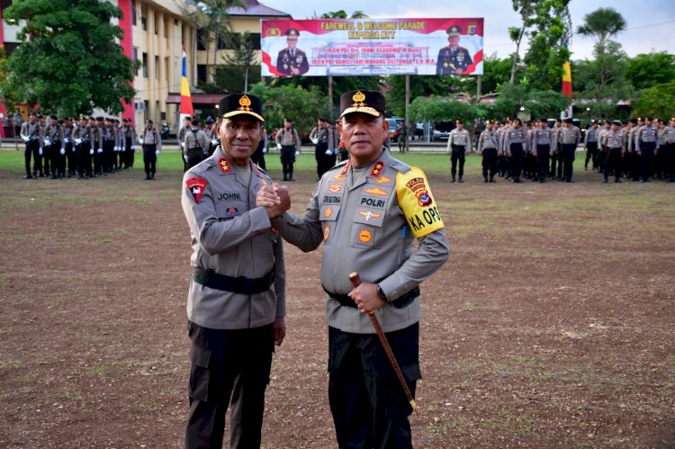 Seremoni Penyerahan Pataka Polda NTT: Menandai Era Baru dalam Kepemimpinan Kapolda.-