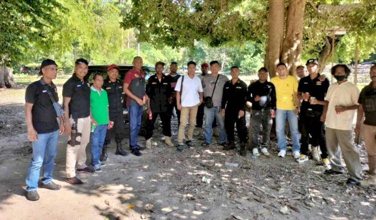 Bersama Jaga Keamanan, Polres Belu Gandeng Ormas SOBAT dan Dua Perguruan Silat Amankan Tempat Wisata di Libur Tahun Baru