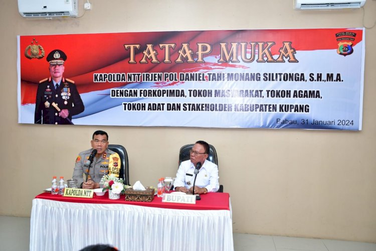 Kapolda NTT Dorong Partisipasi Pemilu dan Perekaman E-KTP di Kabupaten Kupang.-