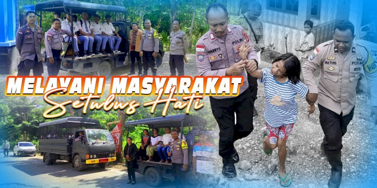 Bantu Masyarakat Dapatkan Hak Pilih di Pemilu 2024, Polres Belu Turun ke Kampung-kampung Antar Jemput Masyarakat untuk Perekaman E-KTP