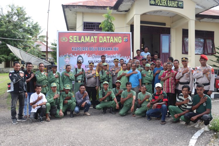 Amankan Pemilu 2024, Kapolres Belu Pesan Linmas Siapkan Fisik dan Laksanakan Tugas dengan Penuh Tanggung Jawab