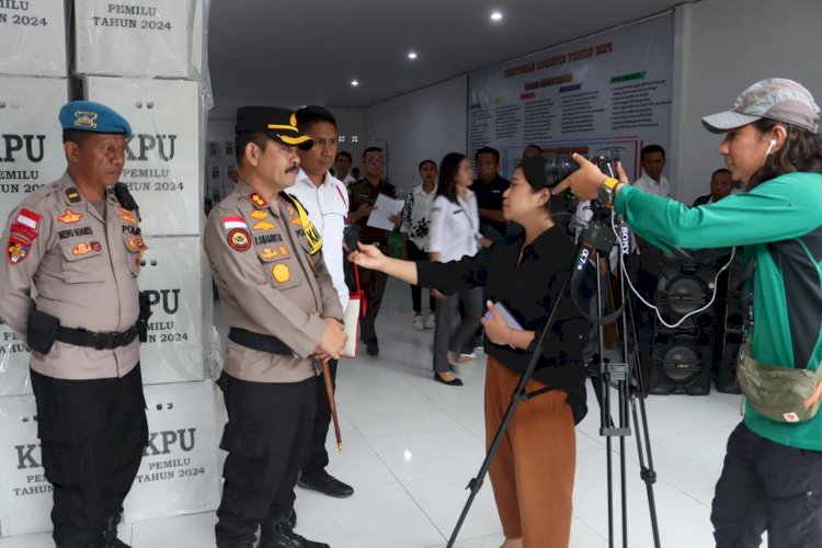 Kapolres Belu: Jamin Situasi Kondusif, 1.764 Personel Diterjunkan Amankan Pemilu 2024 di Wilayah Tapal Batas RI-RDTL