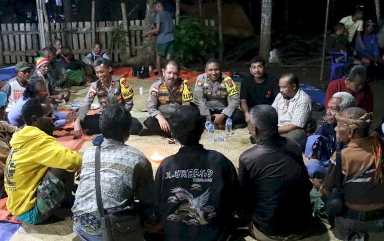 Tak Pernah Lelah Memberi Arti,  Kapolres Belu, AKBP Richo N.D Simanjuntak Bantu Sumur Bor Untuk Masyarakat Desa Tukuneno