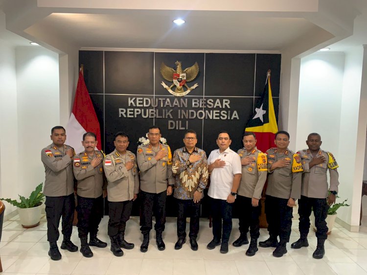 Turun ke Dili, Kapolres Belu bersama Empat Kapolres Perbatasan Dampingi Kapolda NTT Hadiri HUT Policia National Timor Leste