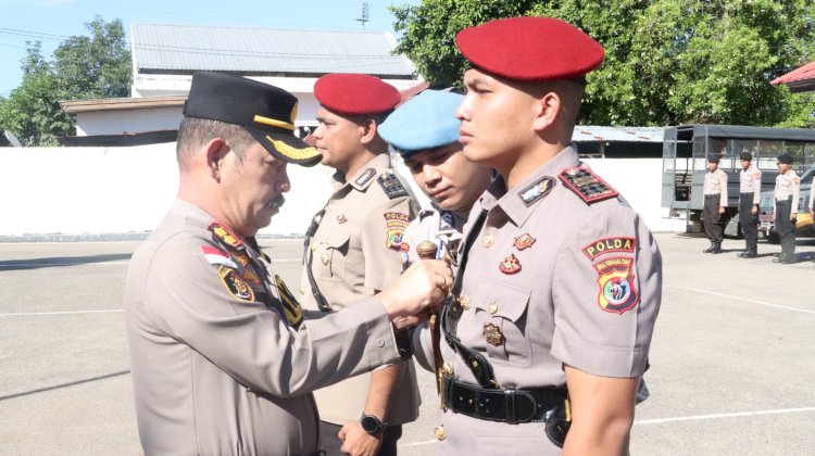 Kapolres Belu, AKBP Richo N.D Simanjuntak Pimpin Upacara Serah Terima Jabatan Kasat Reskrim