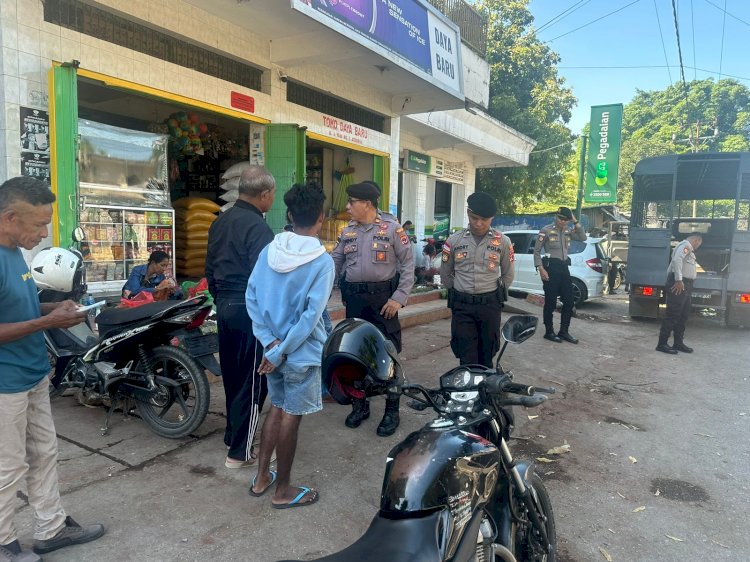 Cipta Kondisi Jelang Pilkada 2024, Tim Patroli Perintis Samapta Polres Belu Atur Lalin dan Imbau Masyarakat Jauhi Tindak Kejahatan