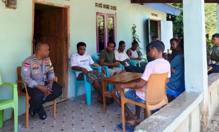 Kasus Kematian Akibat Rabies Kembali Terjadi, Bhabinkamtibmas Polres Belu Imbau Warga Naekasa untuk Waspada dan Jaga Diri dari GHPR