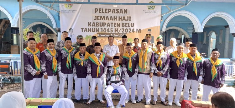 Lepas Jemaah Haji Asal Belu Tahun 2024, Wakapolres , KOMPOL I Putu Surawan Doakan Semoga Sehat Selalu dan Menjadi Haji Mabrur