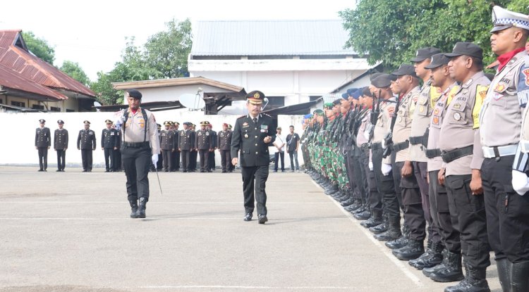 Kapolres Belu, AKBP Richo N.D Simanjuntak Pimpin Upacara Peringatan Hari Bhayangkara ke 78