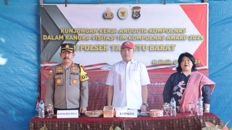 Masuk Nominasi Kompolnas Award 2024, Polsek Tasifeto Barat Resor Belu Dikunjungi Tim Visitasi Kompolnas RI