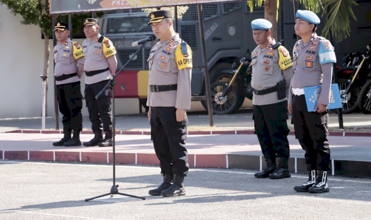 Tegas, Kapolres Belu, AKBP Benny Miniani Arief Kembali Imbau Anggota Jaga Integritas dan Netralitas Selama Perhelatan Pilkada 2024