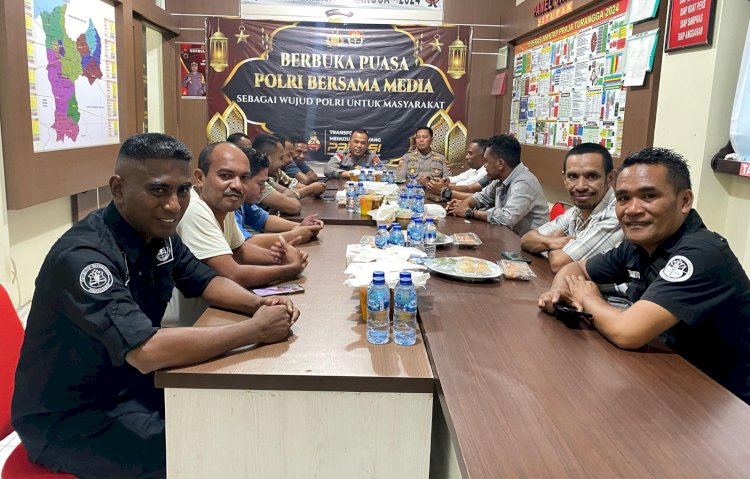 Perkuat Silaturahmi di Tengah Ramadhan, Polres Belu Bersama Pena Batas Berbagi Takjil dalam Bukber Serentak Polri dan Insan Pers Seindonesia