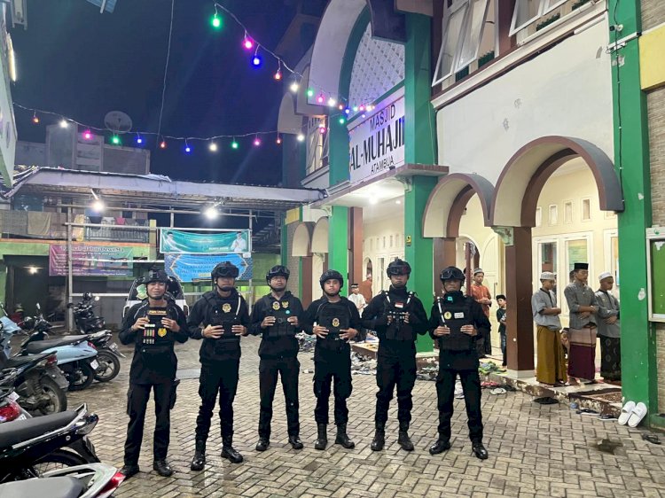 Hadirkan Rasa Aman di hari ke 15 Ramadhan, Tim Perintis Samapta Polres Belu Kembali Gelar Patroli dan Pengamanan Sholat Tarawih